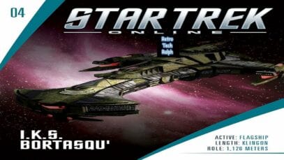 Star Trek Online The Official Starships Collection By Eaglemoss. Issue 4. IKS Bortasqu’
