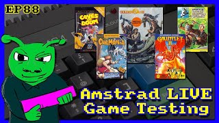 Amstrad Games Testing LIVE Ep88 feat Golden Axe & Gauntlet II