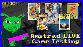 Amstrad Games Testing LIVE Ep89 feat Popeye 3 & Afterburner