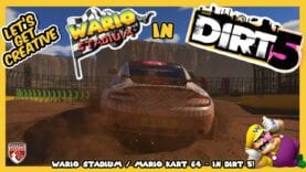 I made MARIO KART 64’s Wario Stadium in DIRT 5!!