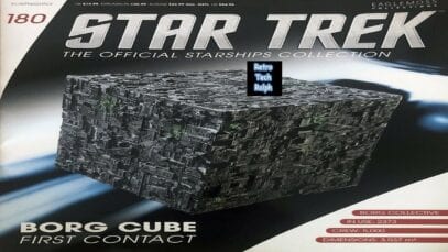Star Trek Official Starship Collection By Eaglemoss. Issue 180. Borg Cube First Contact