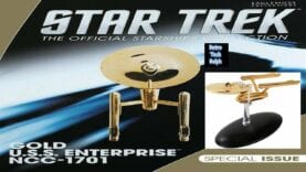 Star Trek Official Starship Collection By Eaglemoss. Special 23. Gold USS Enterprise NCC-1701