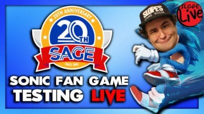 SAGE 2020 Sonic Fan Game Testing 2 LIVE!