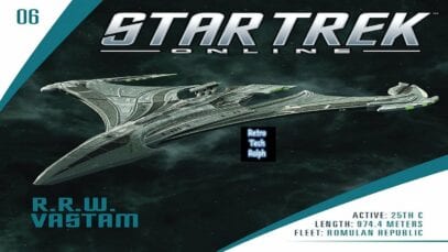 Star Trek Online The Official Starships Collection By Eaglemoss. Issue 6. RRW Vastam