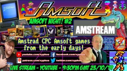 [AMSTRAD CPC] AMSOFT NIGHT AMSTREAM! Amstrad Amsoft Games! #2 [Xyphoe Live Stream]