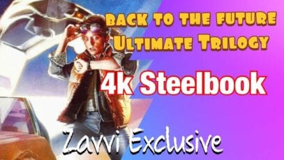 Back To The Future 4k Blu-ray – SteelBook – Zavvi Exclusive