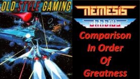 Nemesis / Gradius Comparison In Order Of Greatness (21 Systems)