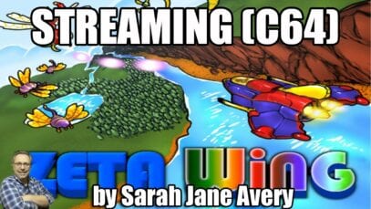 Zeta Wing (C64) by Sarah Jane Avery (start at 8:55)
