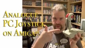 Retro Gaming Memories: Analogue PC joystick.. on an Amiga?!