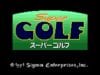 Game Test Drive: Super Golf (SEGA Game Gear, JP/NA 1991)