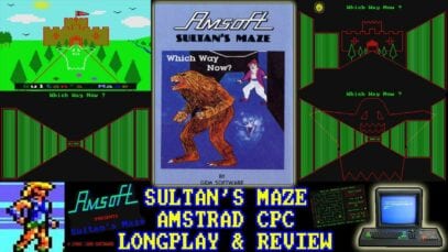[AMSTRAD CPC] Sultan’s Maze – Longplay & Review