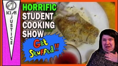 GET STUFFED! – British Students Make DISGUSTING Food on Cooking Show | Kim Justice
