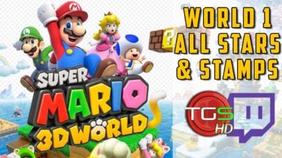 Super Mario 3D World Walkthrough – World 1 – 100% – All Stars and Stamps!