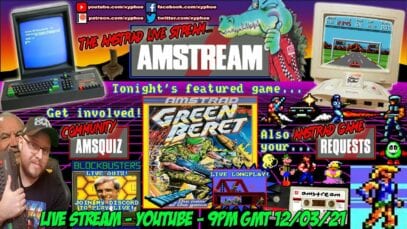 [AMSTRAD CPC] AMSTREAM   – 🕹 GREEN BERET 🕹 (Live Longplay), AMSQUIZ (Blockbusters) & Game Requests