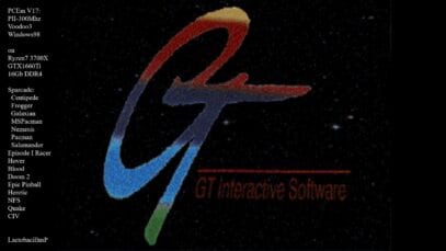 PCEm V17 – Testing Sparcade & Some Windows & MS-DOS Games (PII-300, Voodoo3, Win98SE)