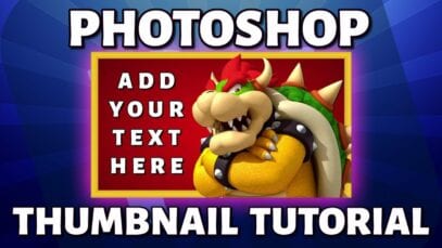 Photoshop Thumbnail Tutorial