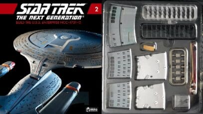 Star Trek TNG Build The U.S.S. Enterprise NCC-1701-D By Eaglemoss/Hero Collector. Stage 4 Assembly
