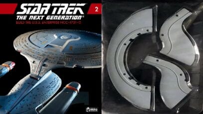 Star Trek TNG Build The U.S.S. Enterprise NCC-1701-D By Eaglemoss/Hero Collector. Stage 5 Assembly