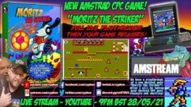[AMSTRAD CPC] 🕹 NEW GAME! ⭐️ MORITZ THE STRIKER ⭐️ (Playthrough) Then Your Amstrad Game Requests! 🕹