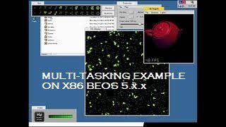 BeOS R5 5.0.1 An Alternative PC Operating System – A Multitasking Example (PC)(x86)(PCEm v17)