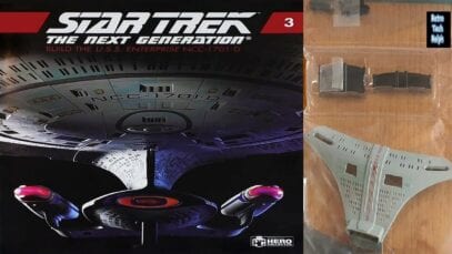 Star Trek TNG Build The U.S.S. Enterprise NCC-1701-D By Eaglemoss/Hero Collector. Stage 3.1 Assembly