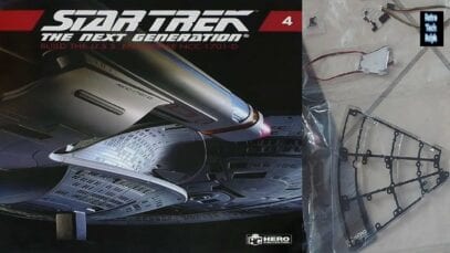 Star Trek TNG Build The U.S.S. Enterprise NCC-1701-D By Eaglemoss/Hero Collector. Stage 4.1 Assembly