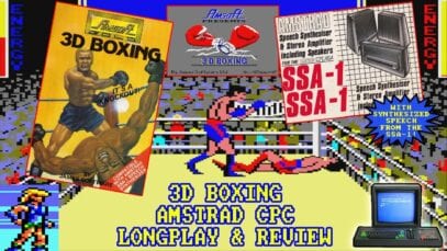 [AMSTRAD CPC] 3D Boxing – Longplay & Review (With Synthesised Speech!)
