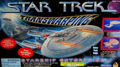 Playmates Transwarping Enterprise Unboxing and Review