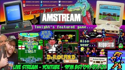 [AMSTRAD CPC] AMSTREAM 🕹 NEW GAME! 🩺 “DR.ROLAND”! 💊 + ⚽ “CPC Soccer” Euros! & ⭐️ Your Game Requests!