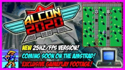 [AMSTRAD CPC] New Updated 25Hz/FPS Version Of “Alcon 2020” Coming Soon! EXCLUSIVE FOOTAGE!