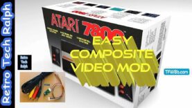 Atari 7800 Composite Video Modification.