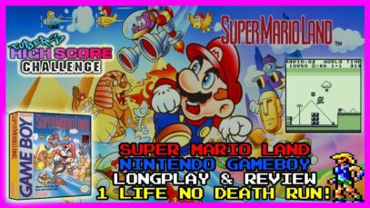 [GAMEBOY] Super Mario Land – Longplay & Review (1 Life / No Death Run! Tubers High Score Challenge!)