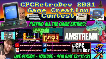 [AMSTRAD CPC] AMSTREAM 🕹️ CPCRetroDev 2021 Game Creation Contest! 🏆 Results & All The Games! ⭐️