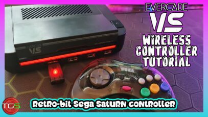 Evercade VS – Setting up a Wireless Controller (Retro-Bit Sega Saturn) Guide / Tutorial / Mapping