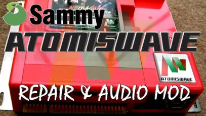 Sammy Atomiswave (Dreamcast Sibling) – Repair & Audio Mod
