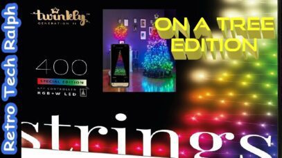 Twinkly Special Edition RGB+W Strings Christmas Lights Review and setup TAKE 2