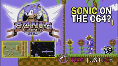 A Brilliant New Port! Sonic the Hedgehog on Commodore 64 | Kim Justice