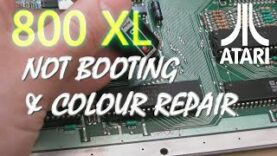 Atari 800 XL Not Booting & Colour Problem Repair