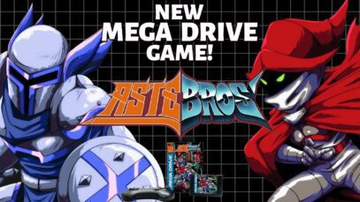 ASTEBROS – A New Mega Drive Game Coming In 2023 (Demons of Asteborg sequel)