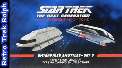 Star Trek: Build The Enterprise D. Bonus Shuttle Set 3. By Eaglemoss/Hero Collector.