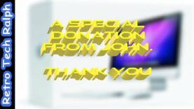 Donation Video From John.  Honestly, Thank You