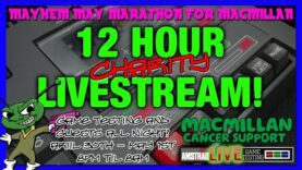 Mayhem May Marathon for Macmillan – 12 Hour Amstrad Livestream!