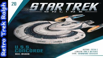 Star Trek Online: Issue 20:  USS Concorde NCC-94500. Model Review By Eaglemoss/Hero Collector.