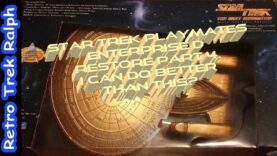 Star Trek Playmates Enterprise D Restore Part 4. What to do with the Yellowed Enterprise?
