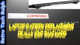 Battery Replacement on Compaq Armada M300 or any Laptop