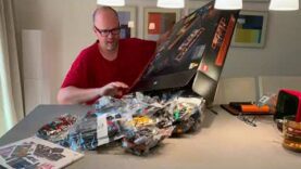 Mark Building the ‘ATARI VCS’ Lego Set