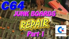 Commodore 64 (C64) Junk Board Repairs Part 1