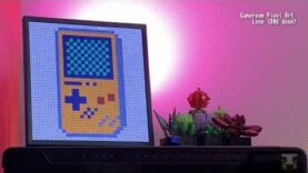 Gaming Pixel-Art Reel (80%) On My Divoom Pixoo-64 Panel (too much daylight reflected edition)