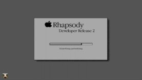 Mac OSX Rhapsody DR2 On Intel Pentium – The Follow Up To Classic MacOS What Later Would Become OS X