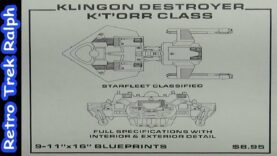 Star Trek Starship Blueprints – Klingon Destroyer K’T’ORR Class